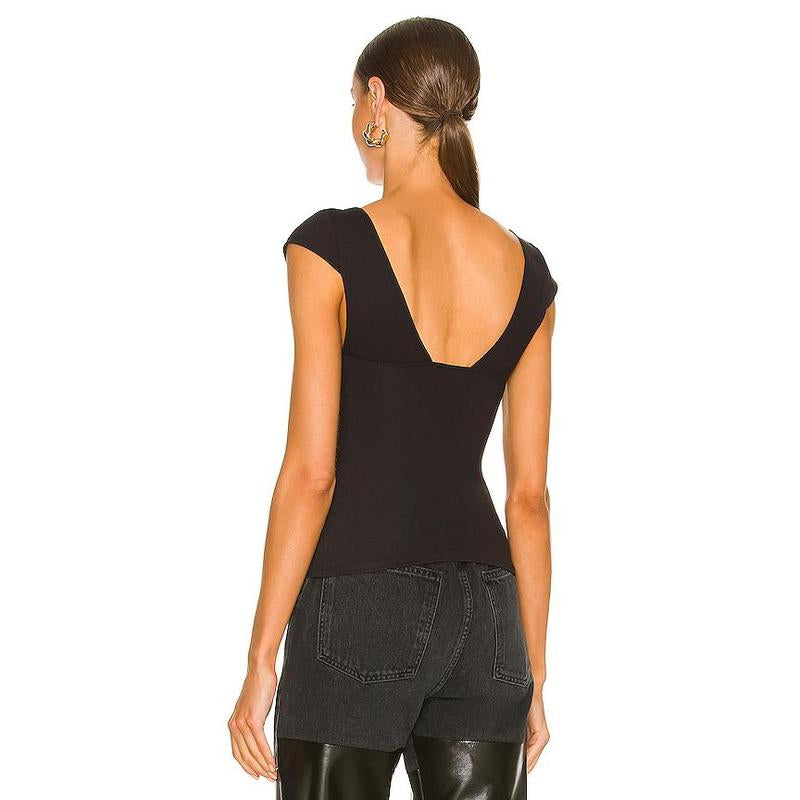 Free People Duo Corset Cami in Black